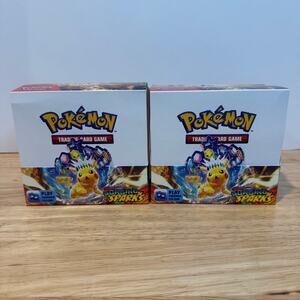 2 Surging Sparks Booster Boxes Booster Pack Display Boxes Empty SV08